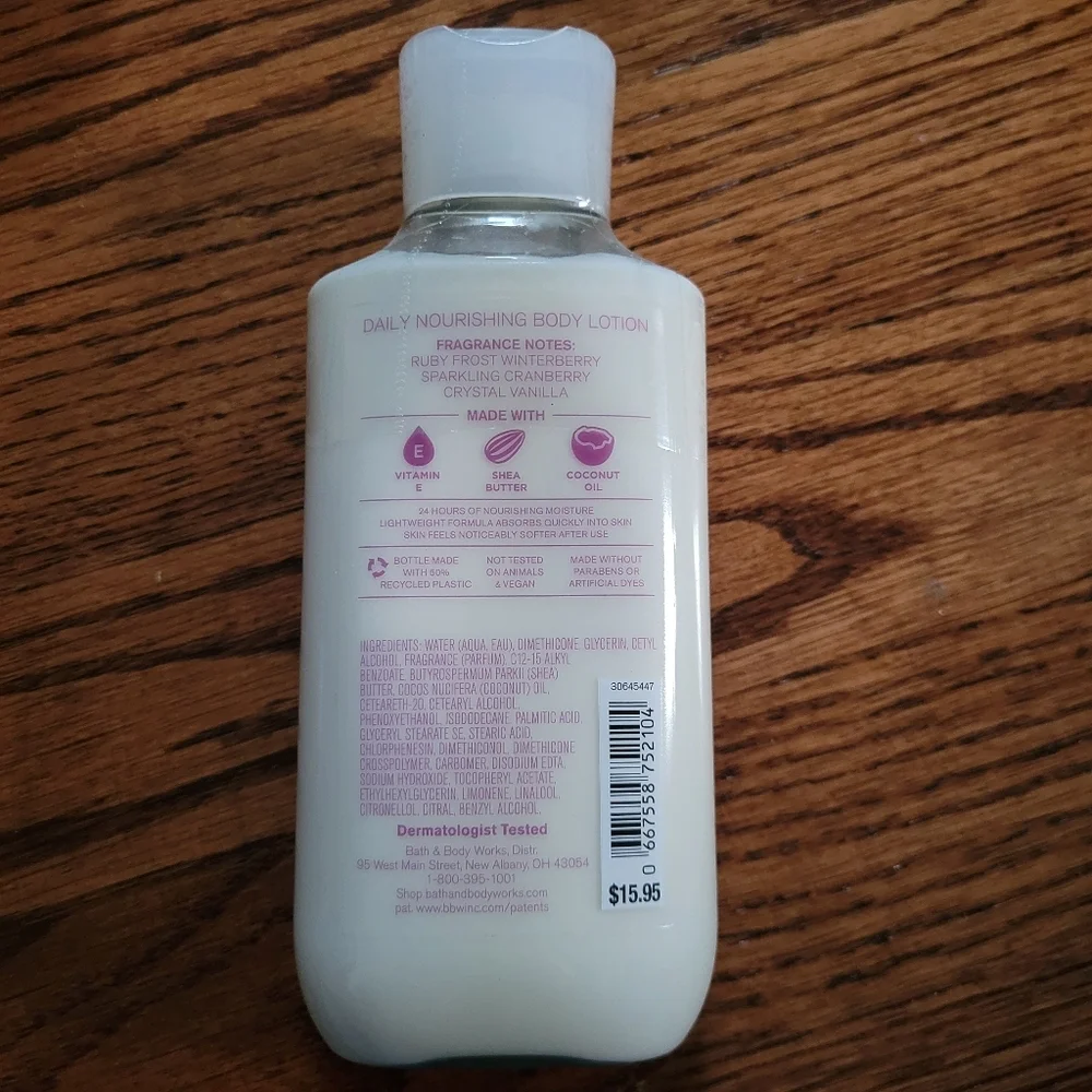 Bath & Body Works Winterberry Wonder Body Lotion